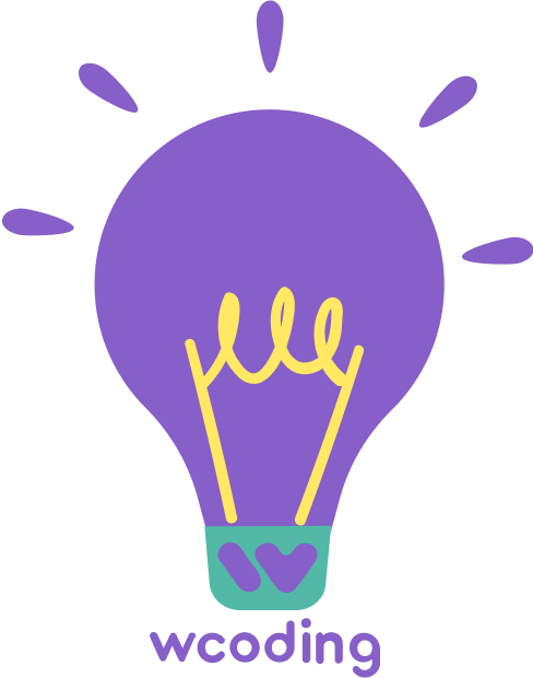 wcoding shining purple lightbulb with yellow tungsten and teal bottom to show new alerts